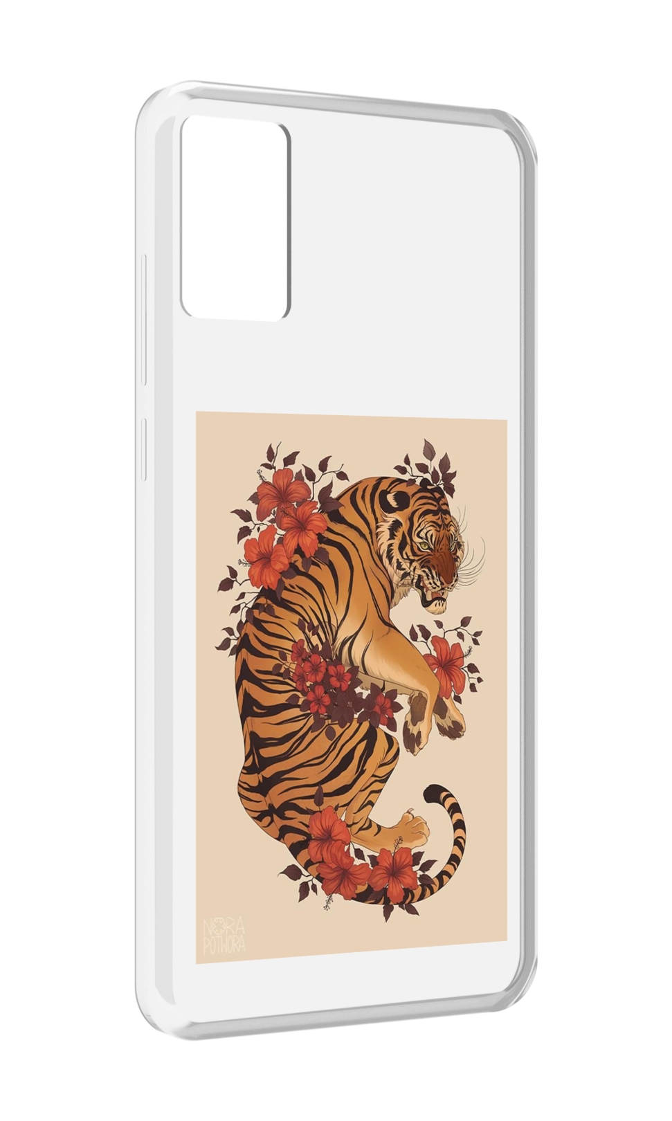 

Чехол MyPads злой-тигр-с-цветами для CUBOT P50, Прозрачный, Tocco