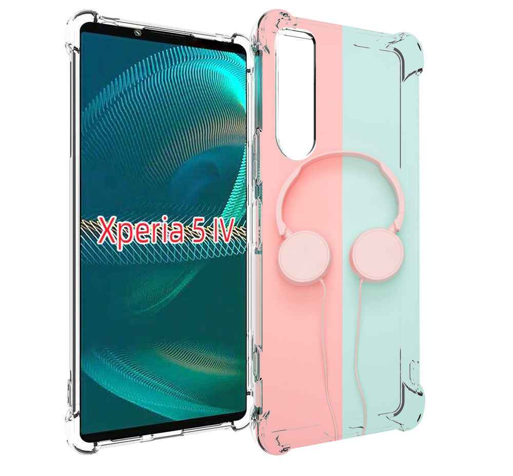 

Чехол MyPads наушники-минимализм для Sony Xperia 5 IV (5-4), Прозрачный, Tocco