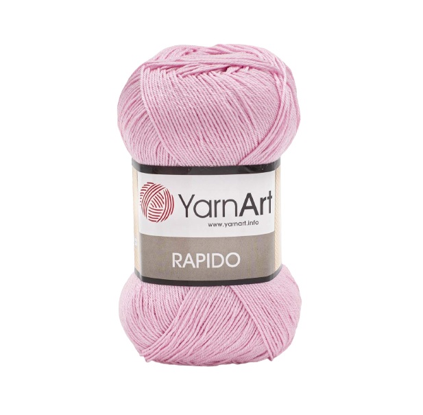 

Пряжа YarnArt Rapido 100г, 350м (100% микрофибра акрил) (687 холодный розовый), 5 мотков, Rapido