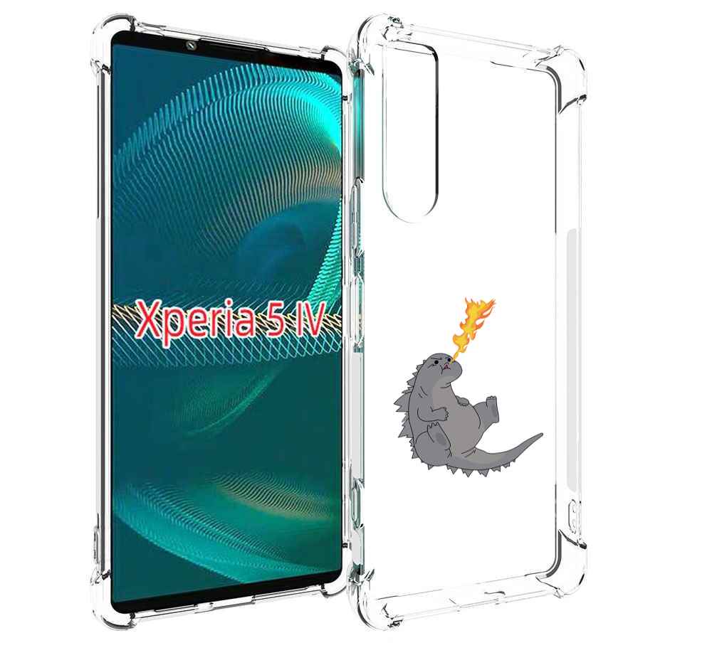 

Чехол MyPads огнедышащий-дракончик для Sony Xperia 5 IV (5-4), Прозрачный, Tocco