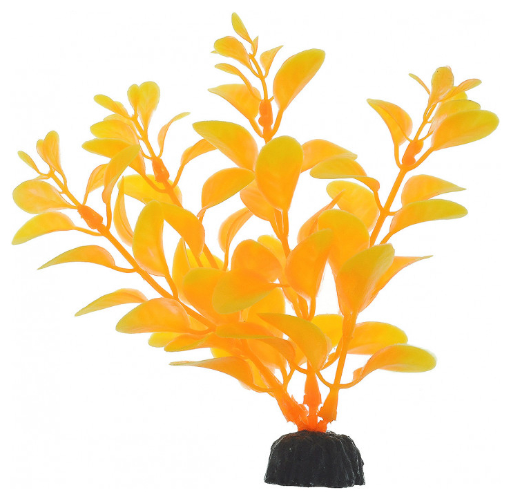 Искусственное растение для аквариума BARBUS Plant 012 Людвигия ярко-желтая 100 мм