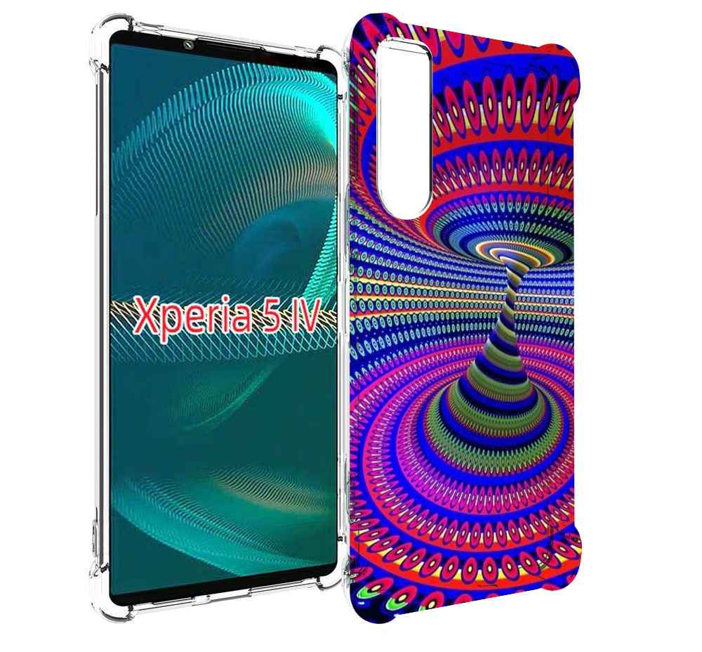 

Чехол MyPads оптическая иллюзия для Sony Xperia 5 IV (5-4), Прозрачный, Tocco
