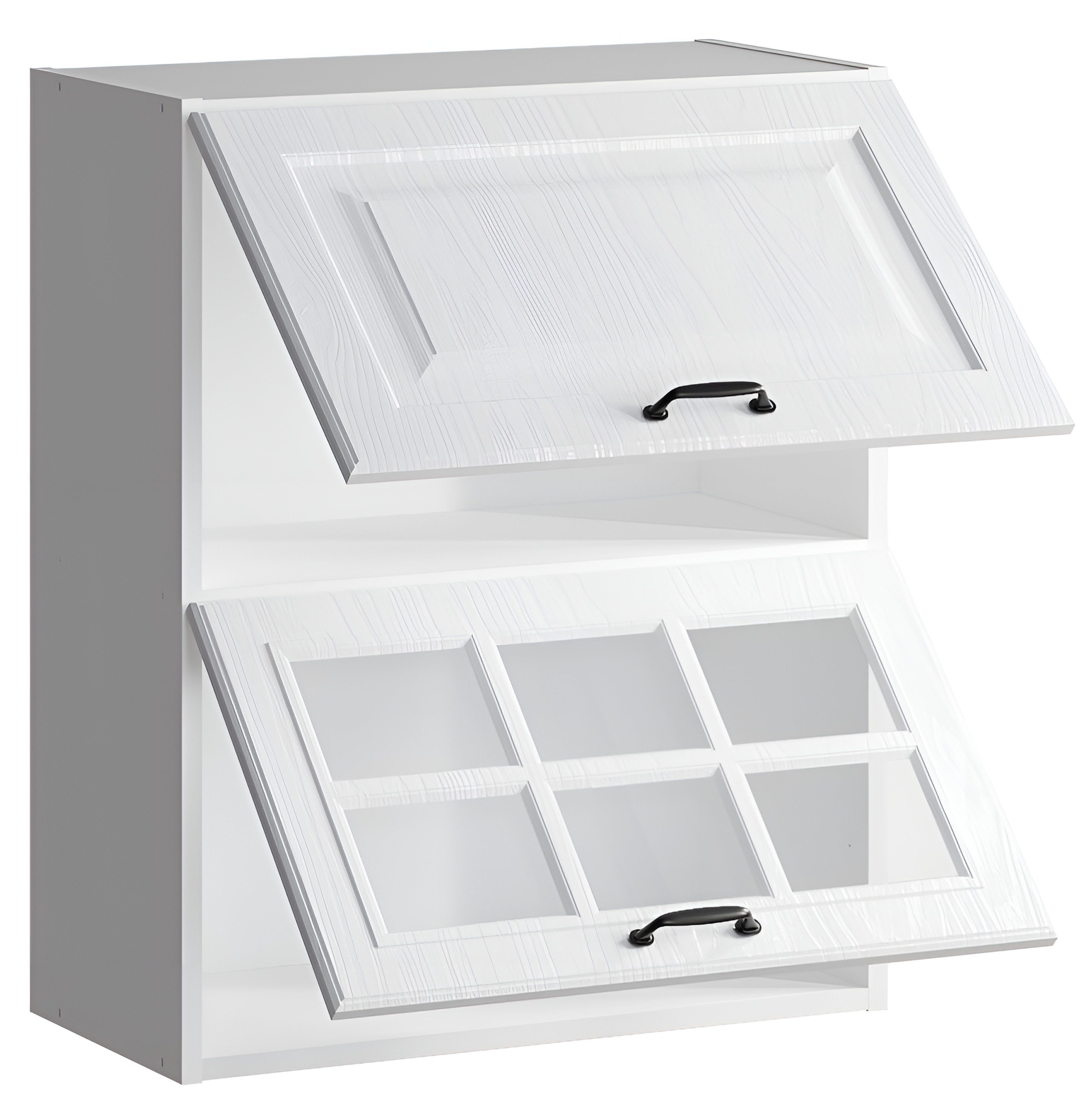 Кухонный навесной шкаф BV Romeo МДФ белый матовая текстура 60x31x72