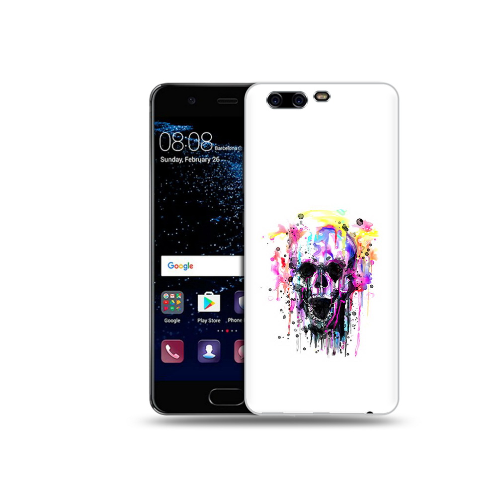 

Чехол MyPads Tocco для Huawei P10 граффити череп (PT60870.50.298), Прозрачный, Tocco