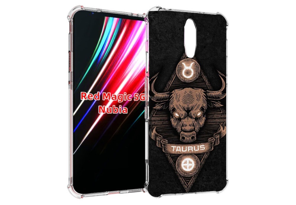 

Чехол MyPads знак зодиака телец 2 для ZTE Nubia Red Magic 1 5G, Прозрачный, Tocco