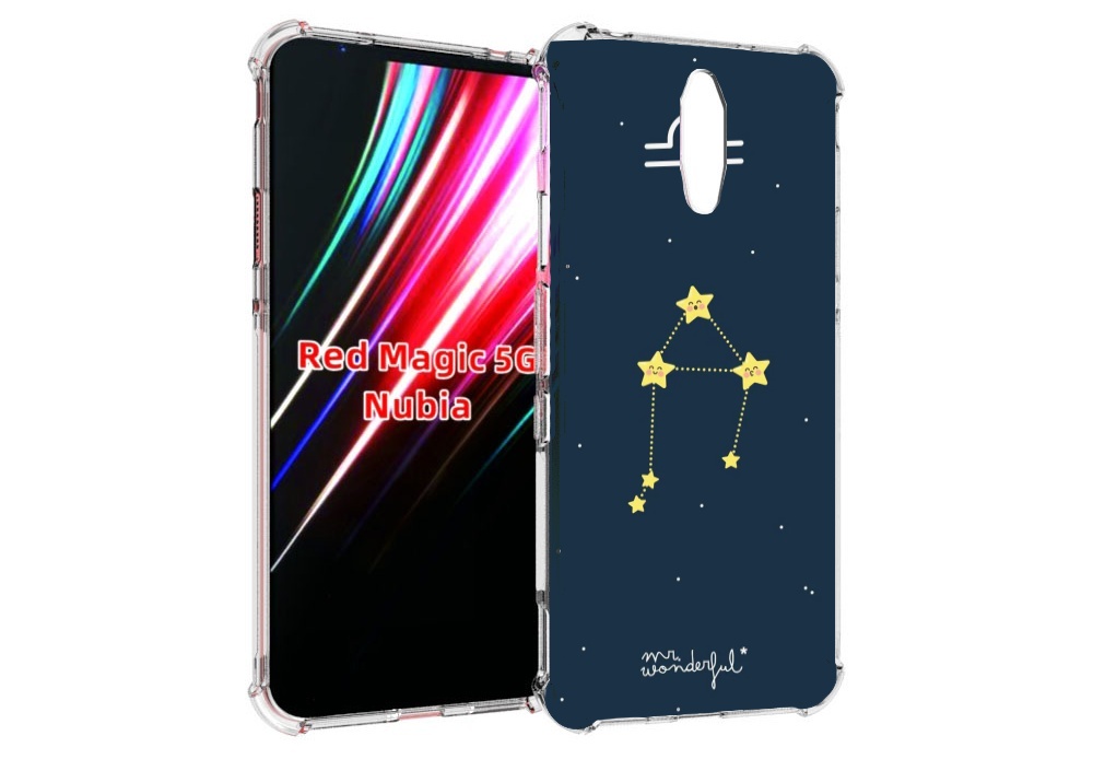 

Чехол MyPads знак-зодиака-весы-1 для ZTE Nubia Red Magic 1 5G, Прозрачный, Tocco