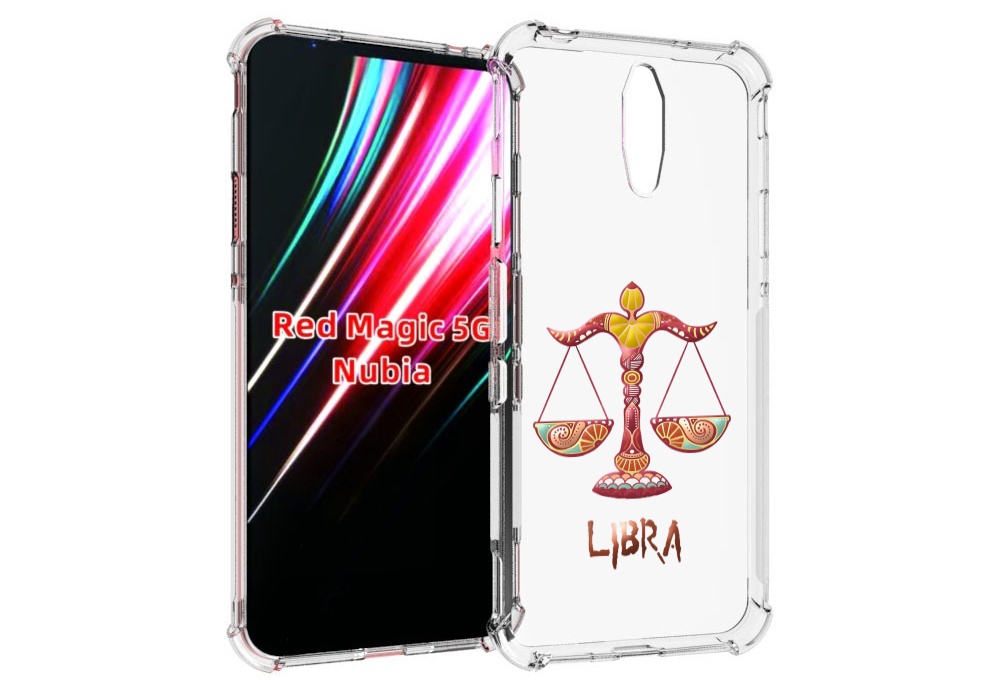 

Чехол MyPads знак-зодиака-весы-8 для ZTE Nubia Red Magic 1 5G, Прозрачный, Tocco