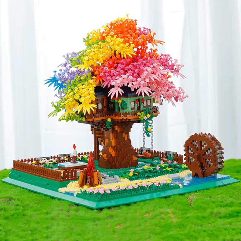 

Конструктор 3D из миниблоков Balody Домик на дереве 4451 элементов - BA16297, BA16297
