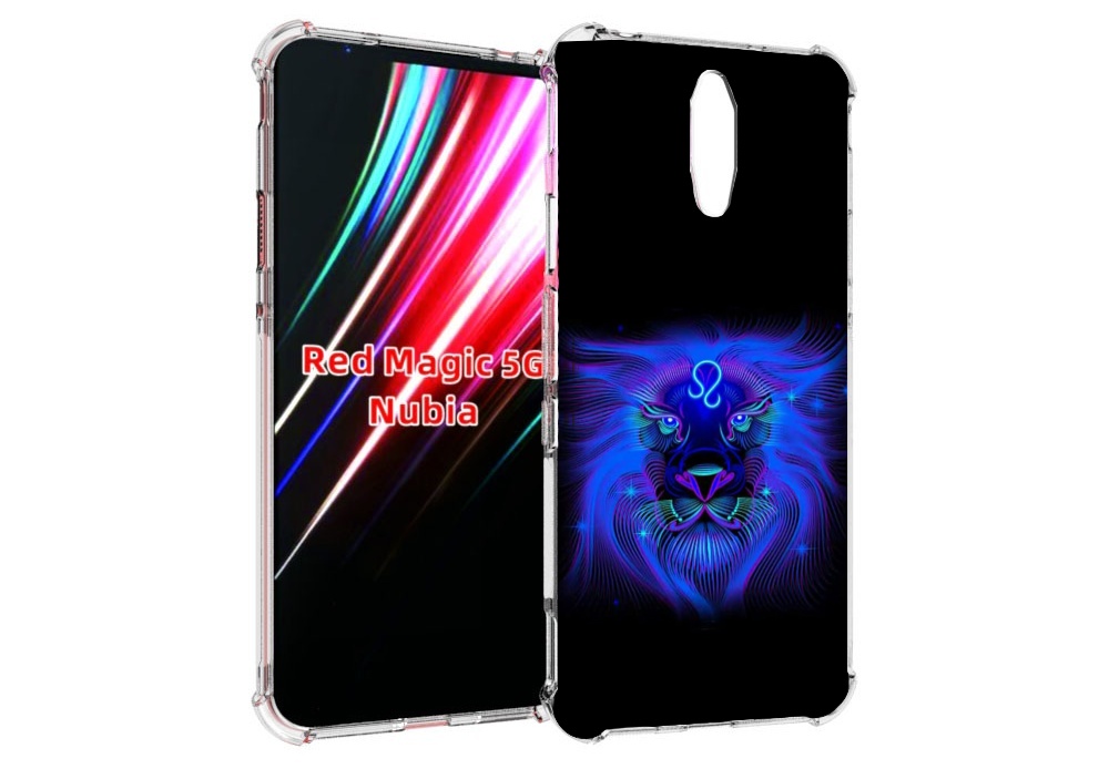 

Чехол MyPads знак-зодиака-лев-3 для ZTE Nubia Red Magic 1 5G, Прозрачный, Tocco