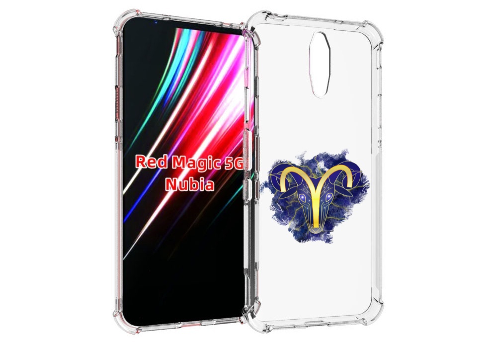 

Чехол MyPads знак-зодиака-овен-8 для ZTE Nubia Red Magic 1 5G, Прозрачный, Tocco