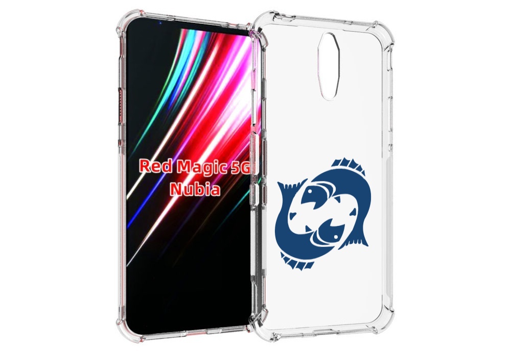 

Чехол MyPads знак-зодиака-рыбы-7 для ZTE Nubia Red Magic 1 5G, Прозрачный, Tocco