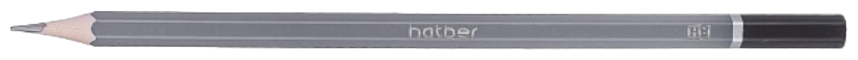 Набор Карандашей, Hatber, чернографитный шестигранный корпус, HB, 12 шт 071080