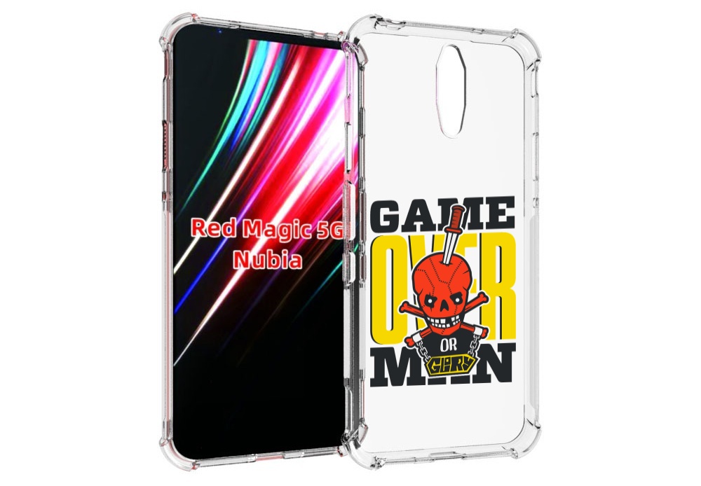 

Чехол MyPads игра-окончена-парень для ZTE Nubia Red Magic 1 5G, Прозрачный, Tocco