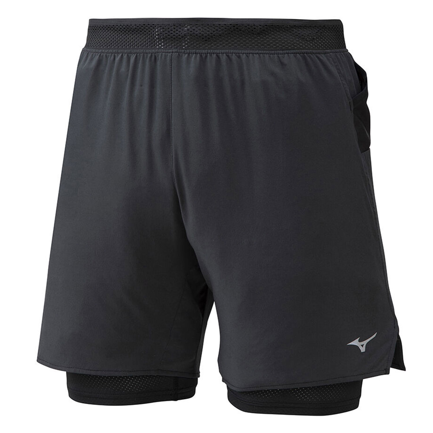 

Шорты мужские Mizuno ER 7.5 2in1 Short черные S, ER 7.5 2in1 Short
