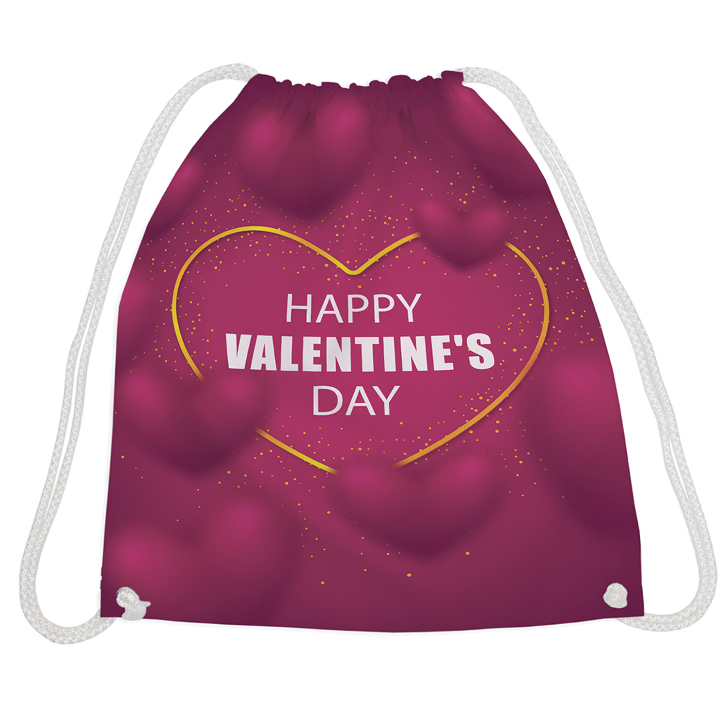 

Мешок для обуви унисекс JoyArty Happy Valentine's Day разноцветный, Happy Valentine's Day
