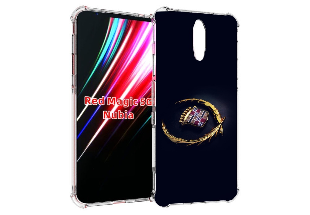 

Чехол MyPads кадилак cadillac 2 для ZTE Nubia Red Magic 1 5G, Прозрачный, Tocco