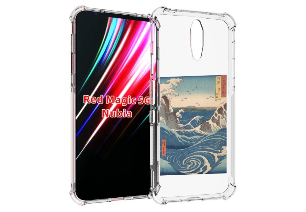 

Чехол MyPads картинка волны водоворот для ZTE Nubia Red Magic 1 5G, Прозрачный, Tocco