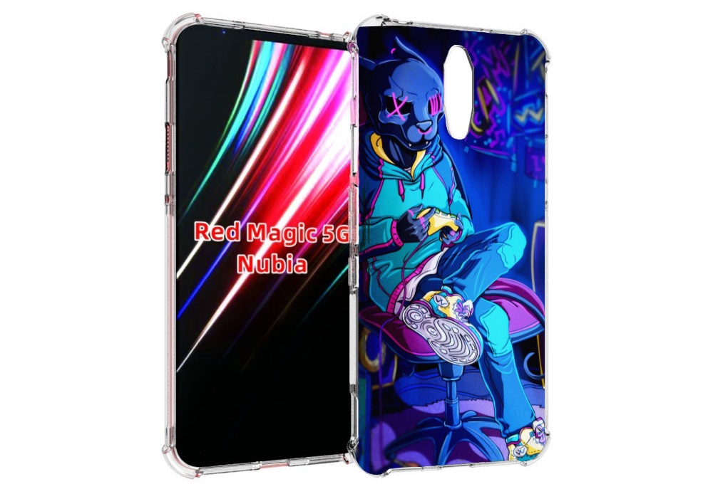 Чехол MyPads киберпанк игрок для ZTE Nubia Red Magic 1 5G