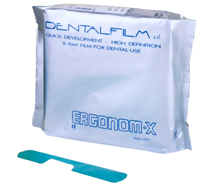 фото Пленка рентгеновская ergonom-x самопроявляющаяся 50 шт. dentalfilm