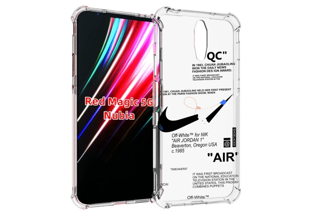 

Чехол MyPads коллаборация-найк для ZTE Nubia Red Magic 1 5G, Прозрачный, Tocco