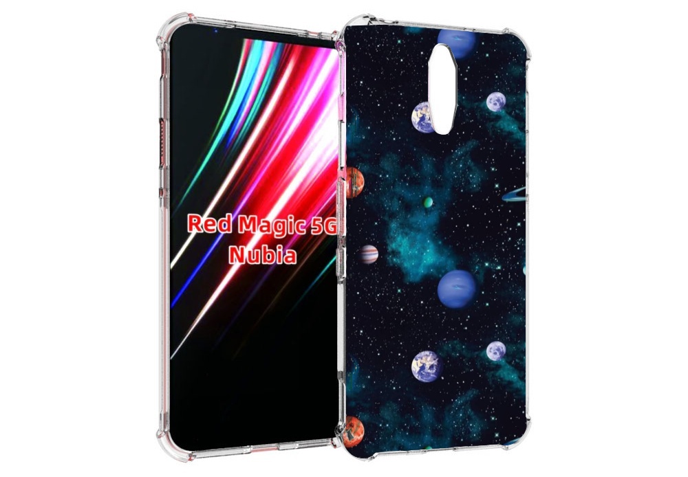 

Чехол MyPads космическое-пространство для ZTE Nubia Red Magic 1 5G, Прозрачный, Tocco