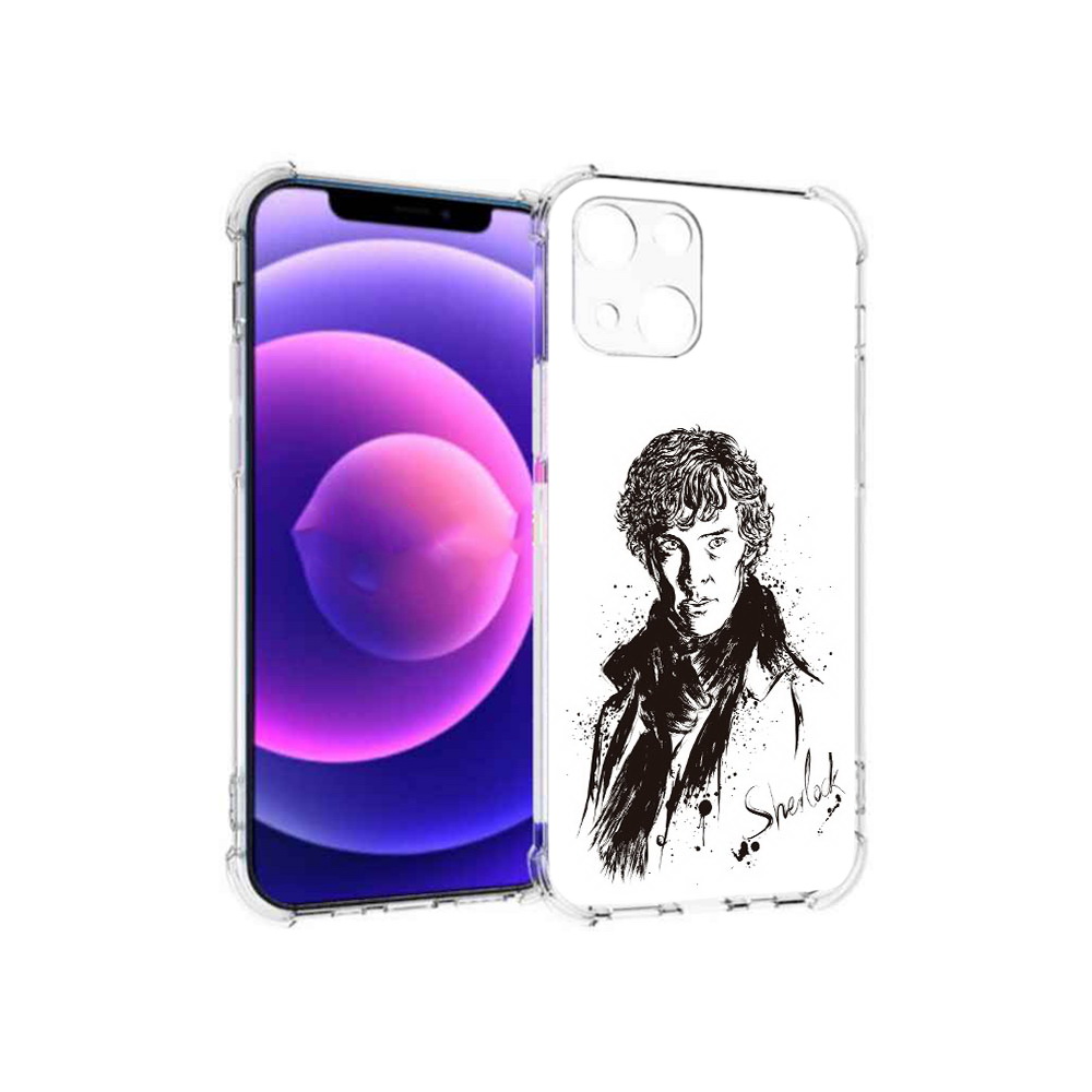 Чехол MyPads Tocco для Apple iPhone 13 mini шерлок холмс портрет (PT162959.608.698)