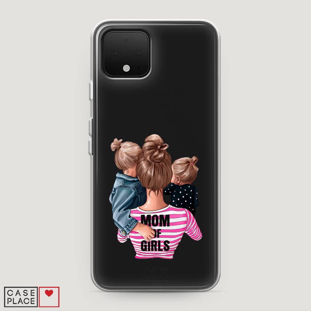 

Чехол Awog на Google Pixel 4 "Mom of Girls", Разноцветный, 270250-6