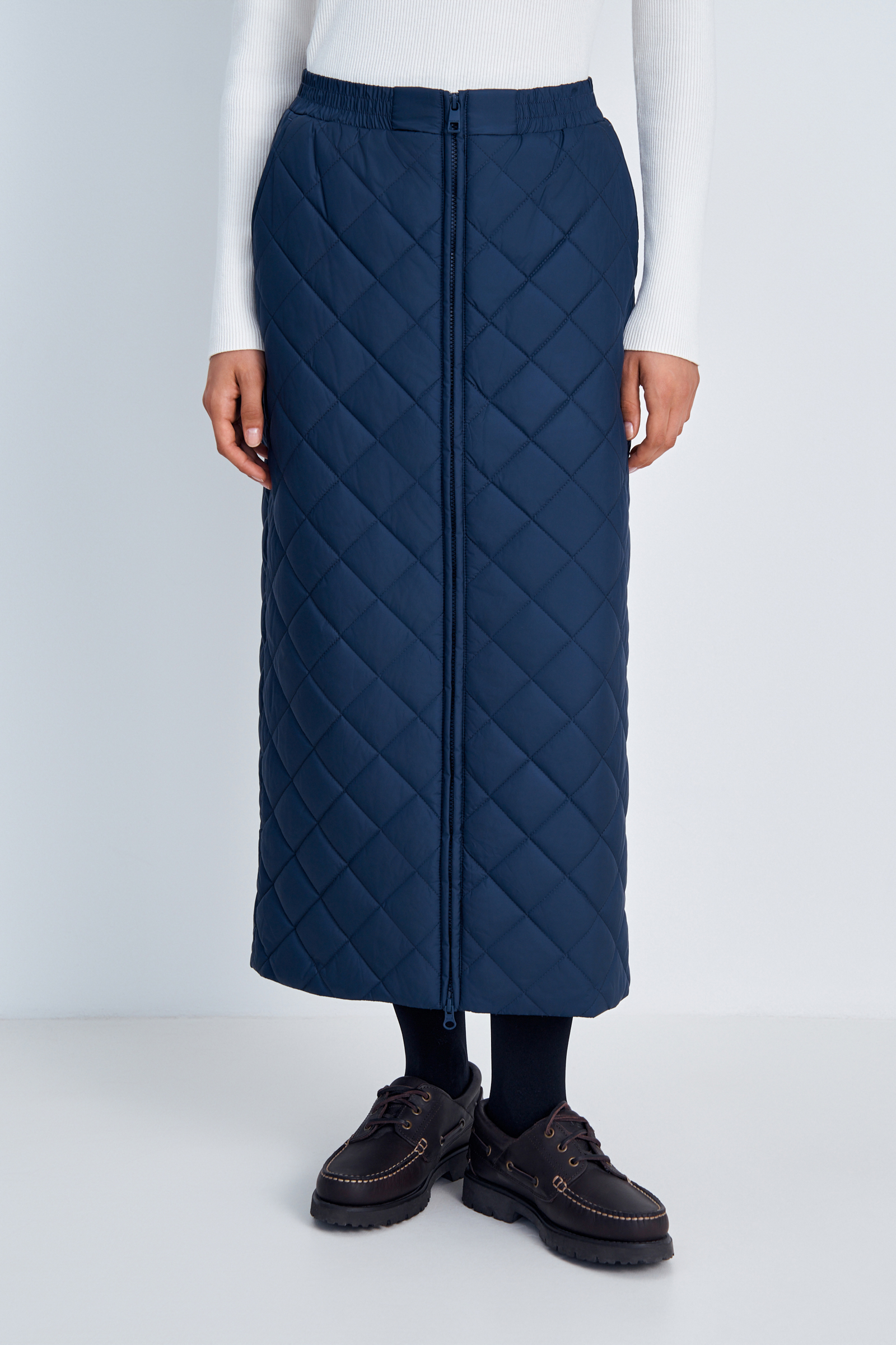 

Юбка женская Finn Flare FAE110193 синяя 2XL, Синий, FAE110193