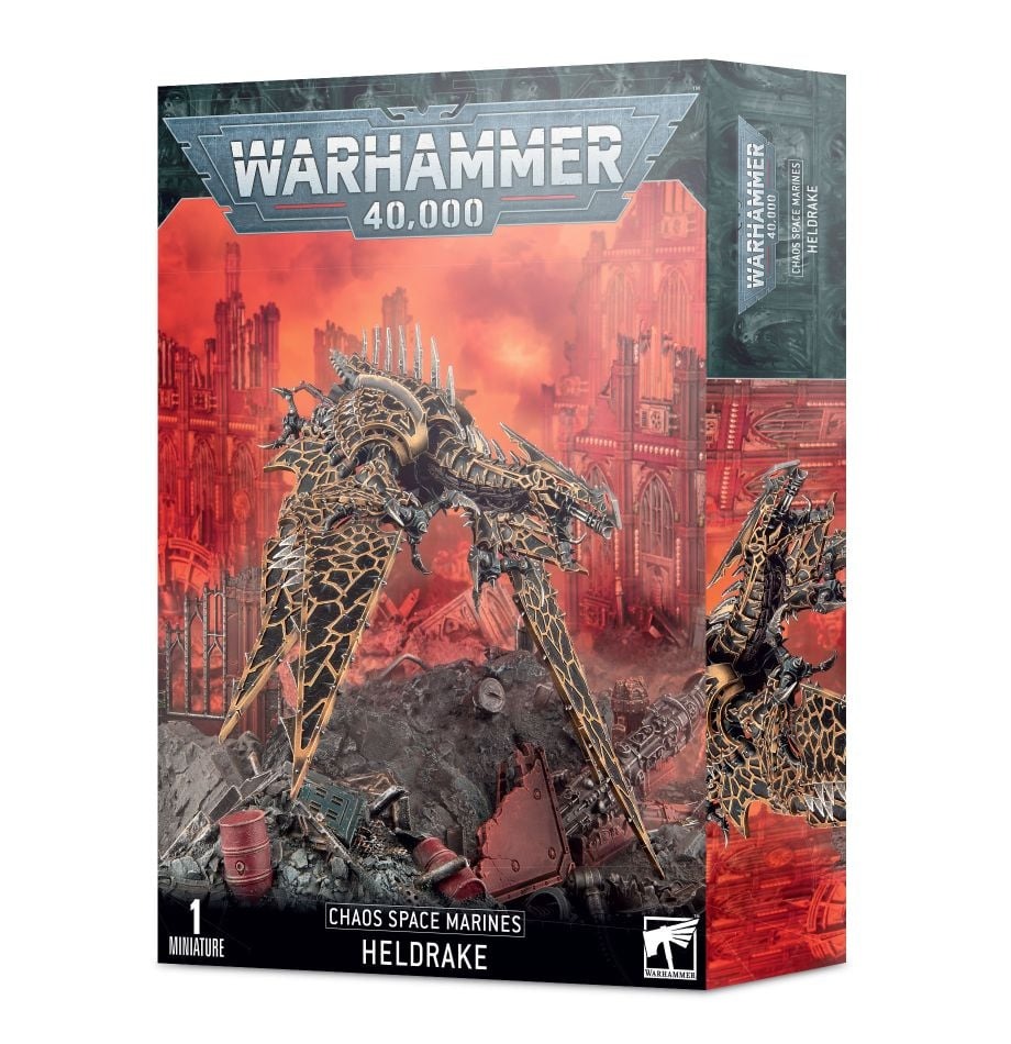 фото Миниатюра для игры games workshop warhammer 40000 chaos space marines: heldrake 43-15