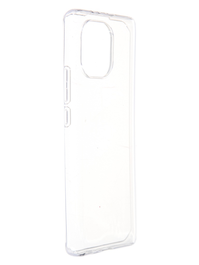 фото Чехол brosco для xiaomi mi 11 silicone transparent xm-mi11-tpu-transparent