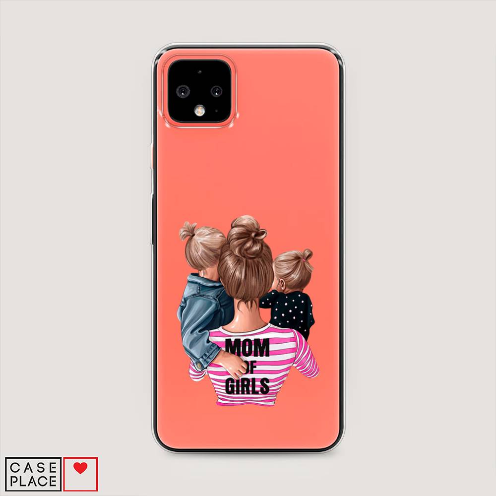 фото Силиконовый чехол "mom of girls" на google pixel 4 xl awog