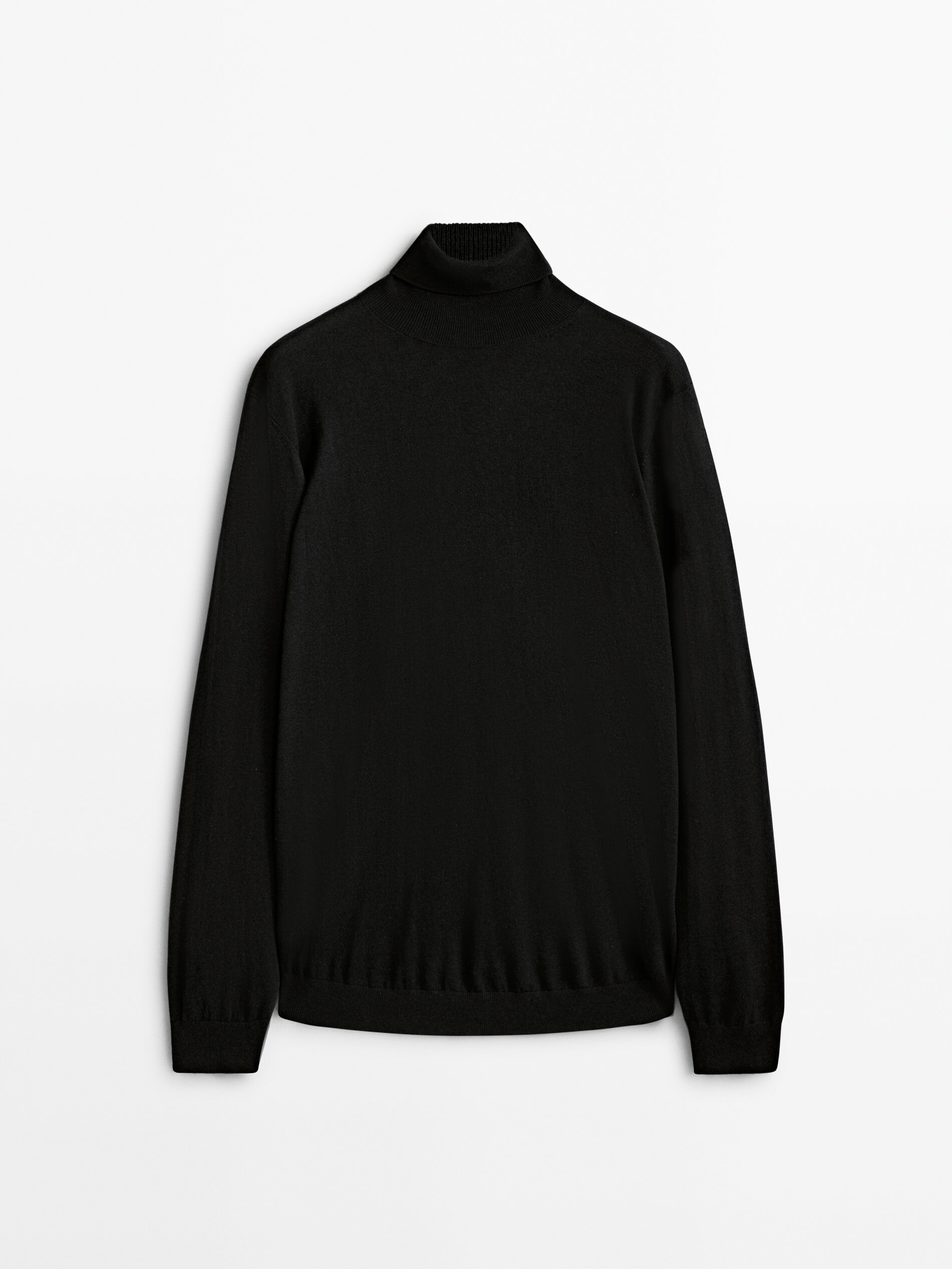 

Водолазка мужская Massimo Dutti 00932324800 черная XL, 00932324800