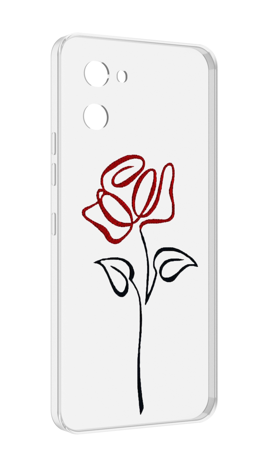 

Чехол MyPads цветок в одну линию для UMIDIGI G1, Прозрачный, Tocco