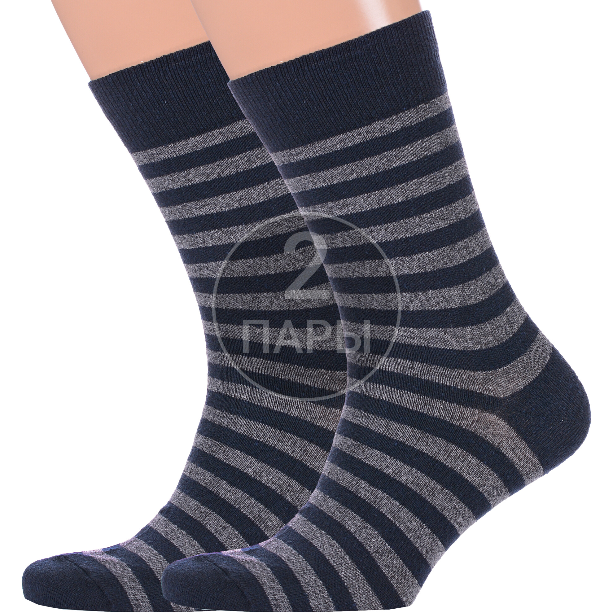 Комплект носков мужских Красная Ветка 2-С-1395 синих 29 2 пары