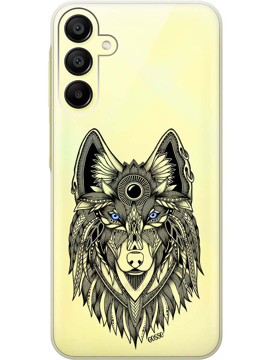 

Силиконовый чехол на Samsung Galaxy A15 с рисунком "Grand Wolf" прозрачный, Прозрачный;голубой;черный, 20012138