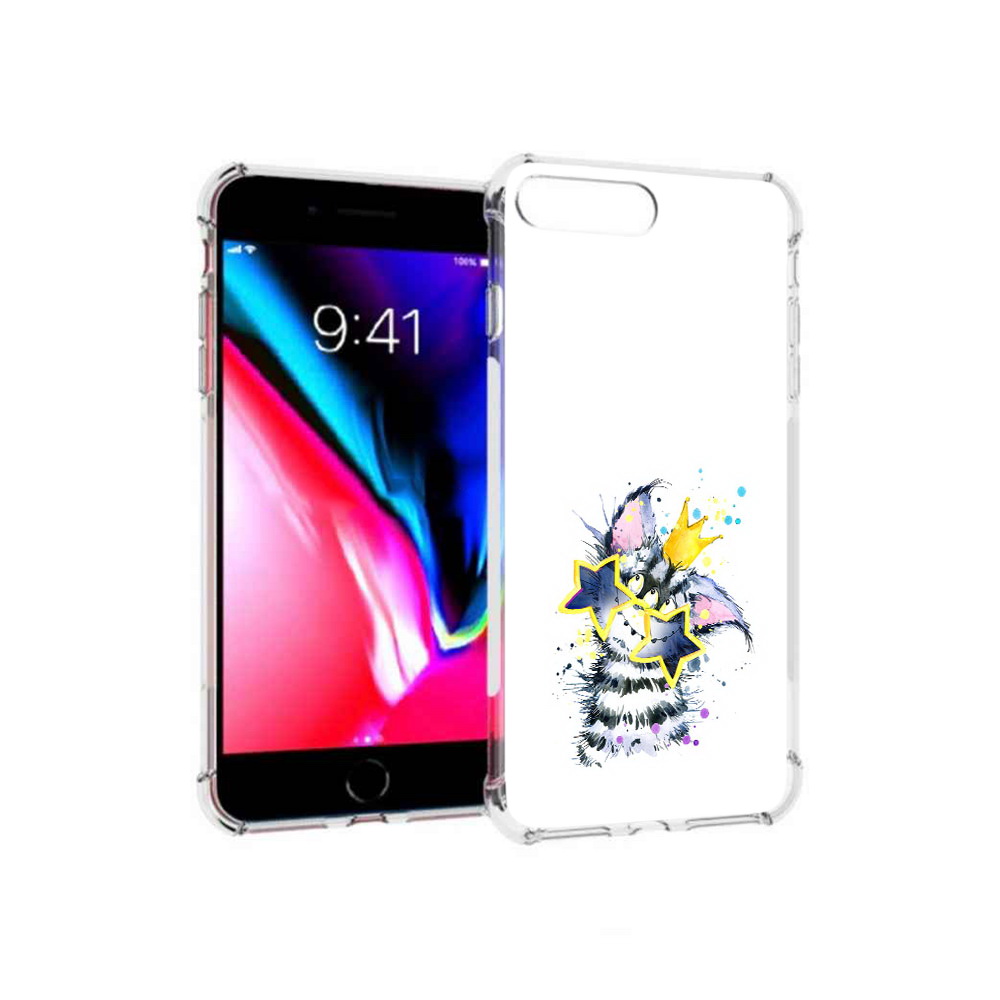 

Чехол MyPads Tocco для Apple iPhone 8 Plus Мартовский Нуся (PT70866.609.114), Прозрачный, Tocco