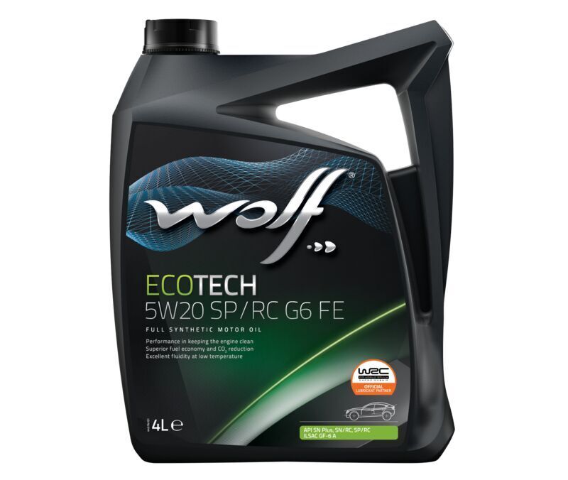 фото Масло моторное wolf ecotech 5w20 sp/rc g6 fe 4 л