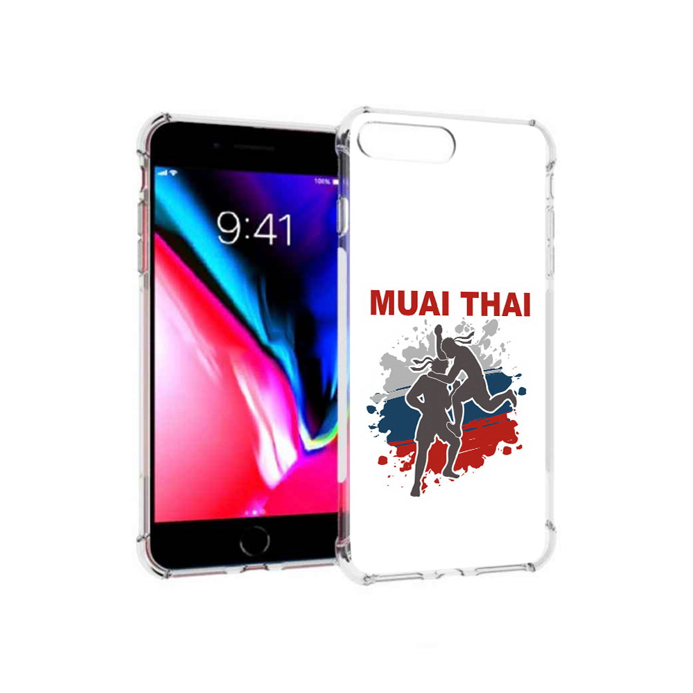 

Чехол MyPads Tocco для Apple iPhone 8 Plus Муайтай (PT70866.609.123), Прозрачный, Tocco