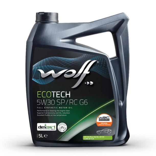 

Моторное масло Wolf EcoTech SP/RC G6 5W30 4 л, EcoTech SP/RC G6