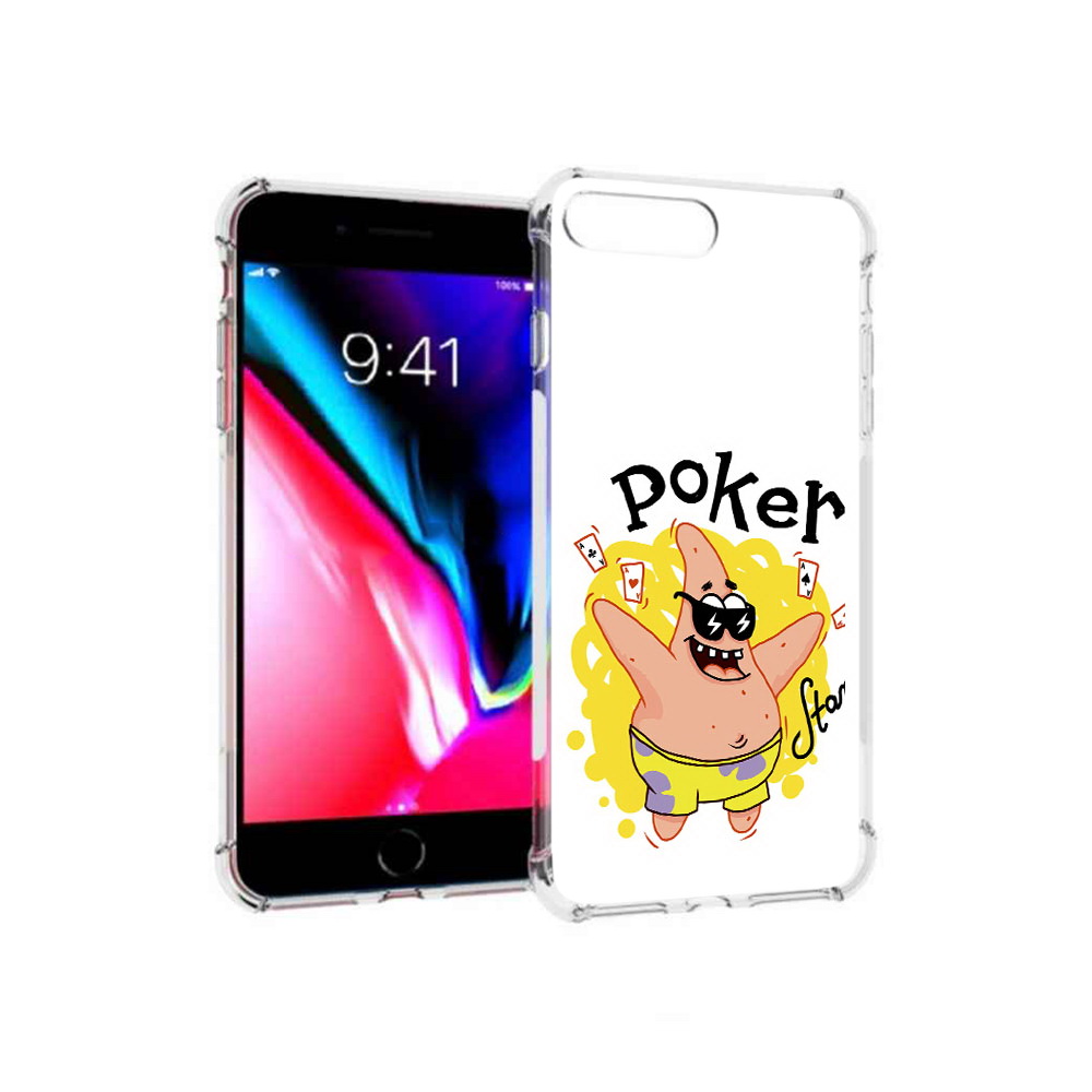 

Чехол MyPads Tocco для Apple iPhone 8 Plus Патрик (PT70866.609.133), Прозрачный, Tocco
