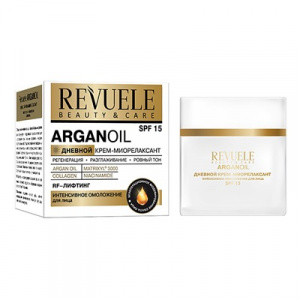 

Крем-миорелаксант Интенсивное омоложение для лица Revuele Argan Oil 50 мл