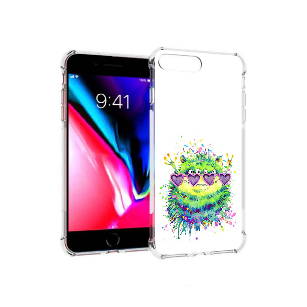 

Чехол MyPads Tocco для Apple iPhone 8 Plus Пушистый персонаж (PT70866.609.142), Прозрачный, Tocco