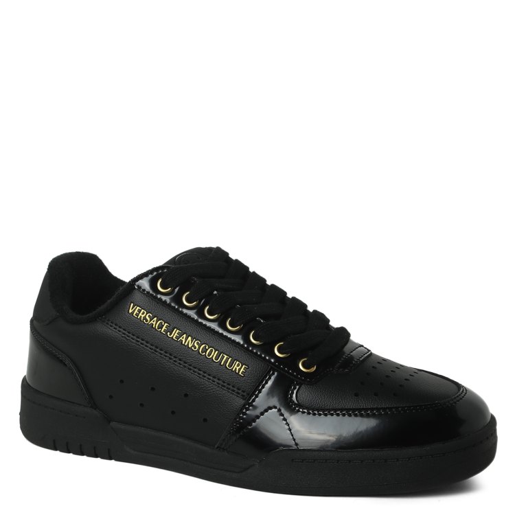 

Кеды мужские Versace Jeans Couture 74YA3SD4 черные 43 EU, Черный, 74YA3SD4