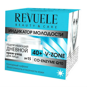 

Индикатор молодости Крем-уход Revuele Дневной 40+ Подтягивающий для лица 50 мл
