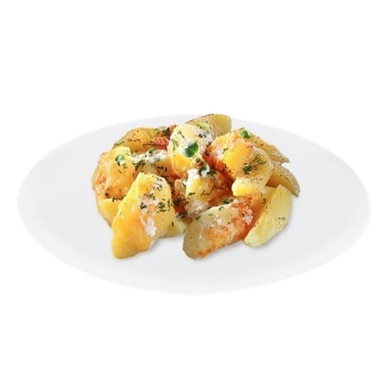 

Картофель запеченный в сливках с сыром 250 г