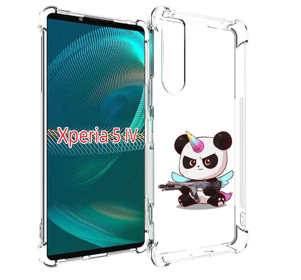 

Чехол MyPads панда-единорог детский для Sony Xperia 5 IV (5-4), Прозрачный, Tocco