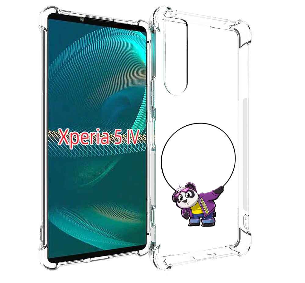 

Чехол MyPads панда-с-обручем для Sony Xperia 5 IV (5-4), Прозрачный, Tocco