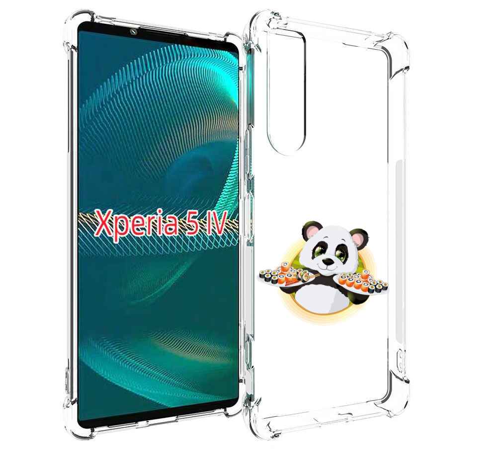 

Чехол MyPads панда-с-суши для Sony Xperia 5 IV (5-4), Прозрачный, Tocco