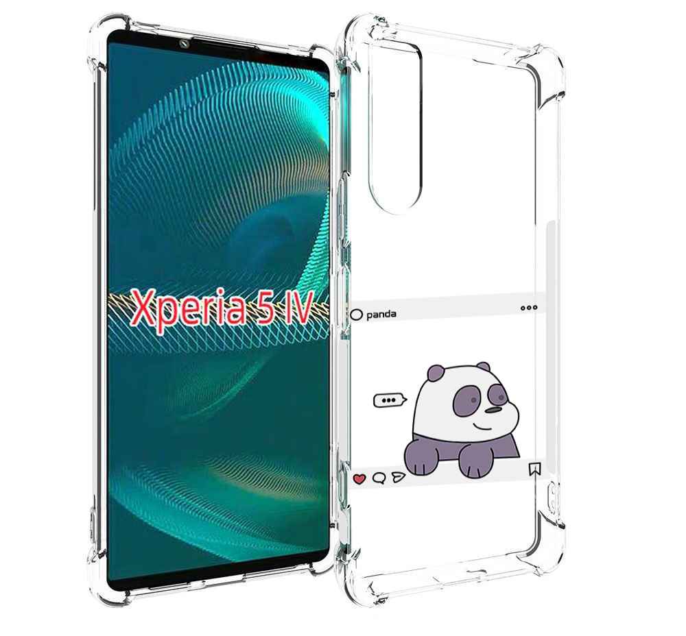 

Чехол MyPads пандочка-фотка для Sony Xperia 5 IV (5-4), Прозрачный, Tocco