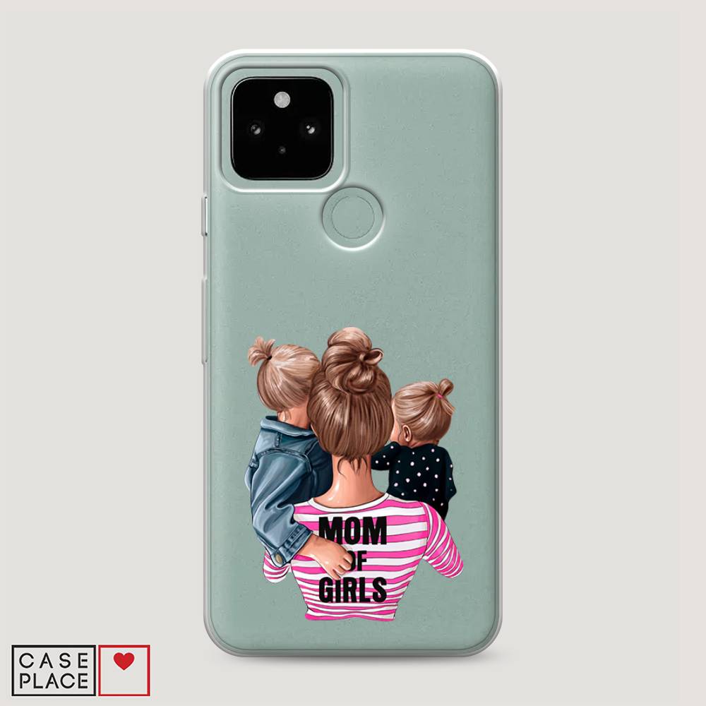 

Чехол Awog на Google Pixel 5 "Mom of Girls", Разноцветный, 270750-6